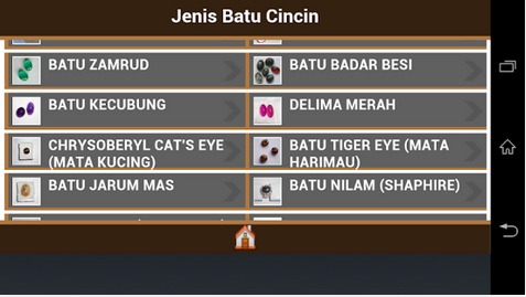Aplikasi jenis Batu Cincin Aplikasi jenis Batu Cincin